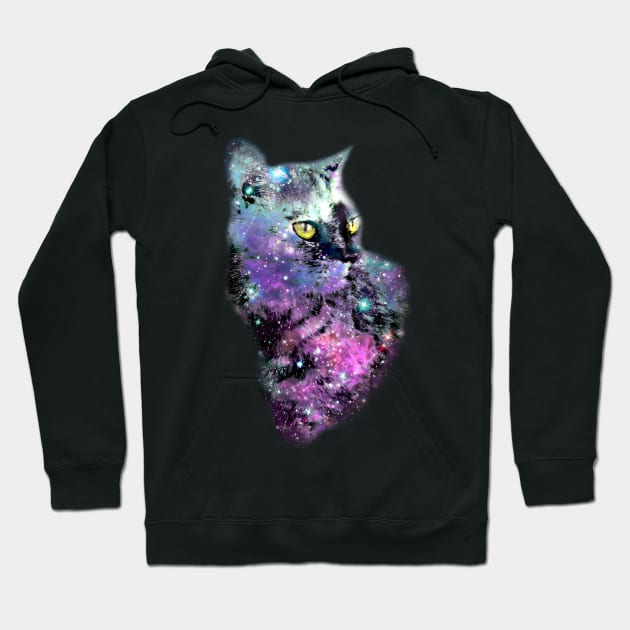 Space Cat Hoodie by mrmonsura